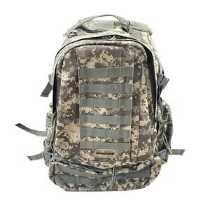 Humvee Delta Tactical Backpack Several Pockets Hip Belt Large Green/Beige-Hiking